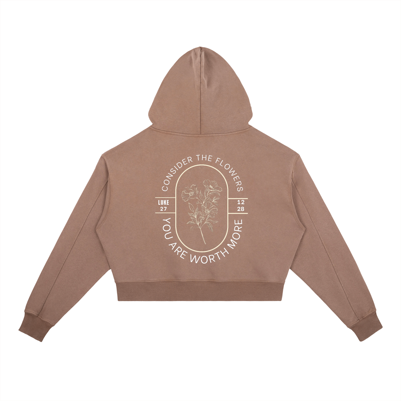 YOU ARE WORTH MORE-Vintage Washed Heavyweight Hoodie