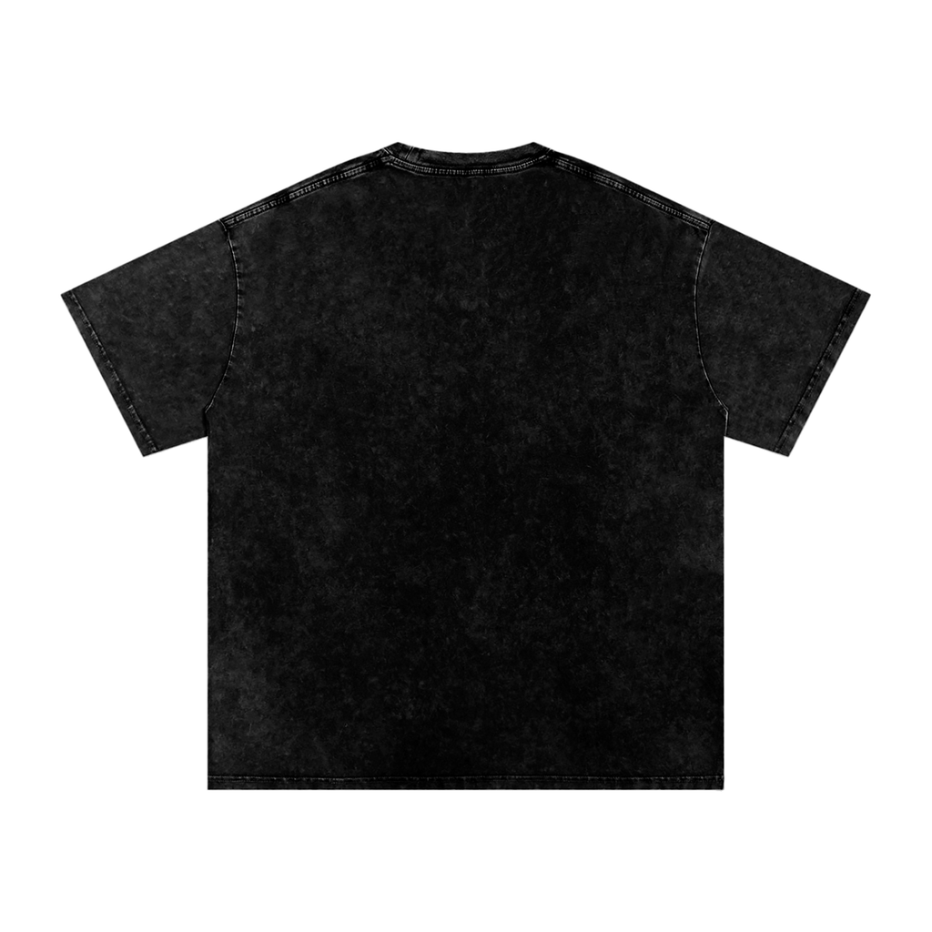 MORE THAN-Snow Washed Oversized Cotton T-Shirt