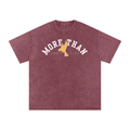 MORE THAN-Snow Washed Oversized Cotton T-Shirt