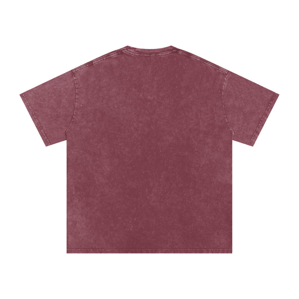 MORE THAN-Snow Washed Oversized Cotton T-Shirt