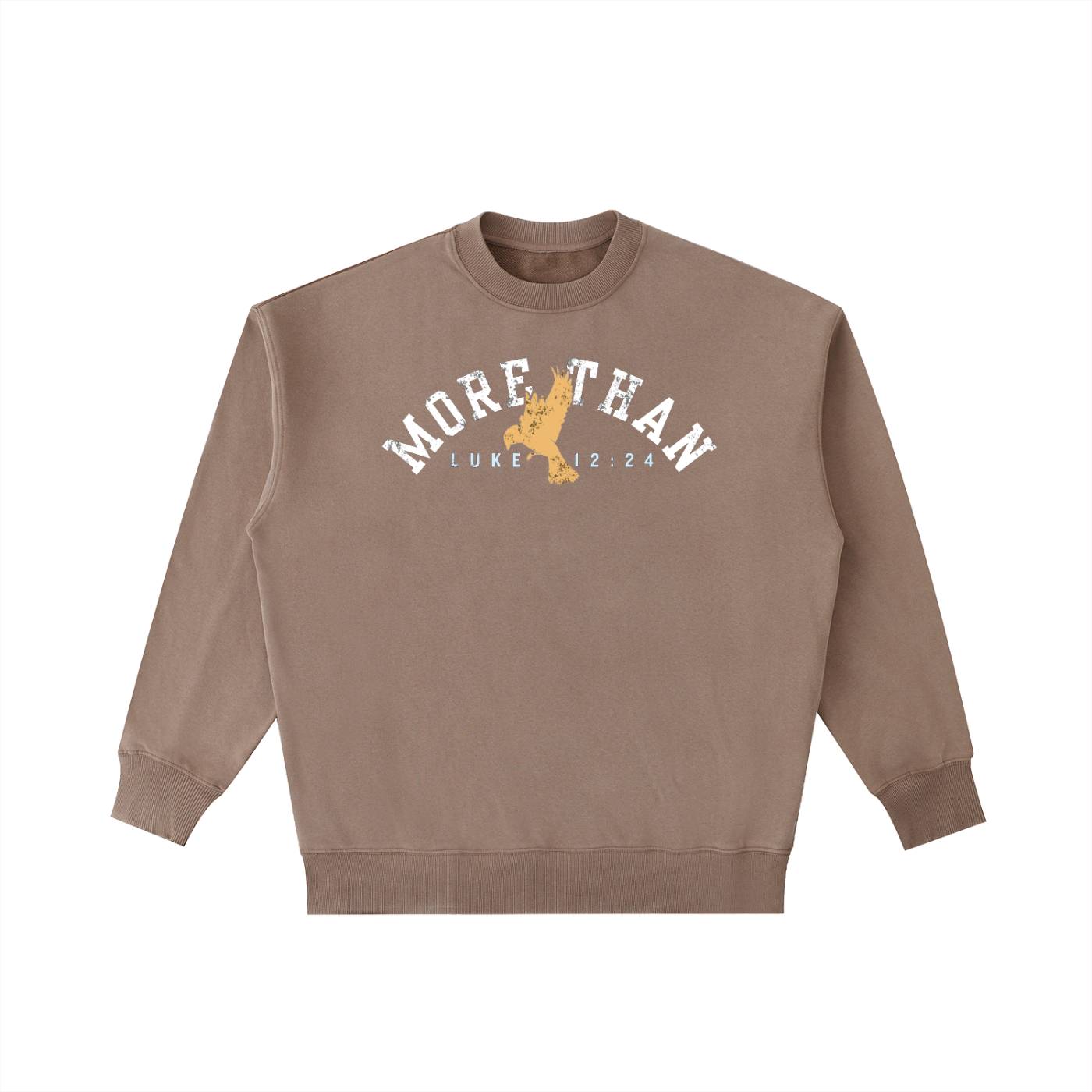MORE THAN-Vintage Washed Heavyweight Crewneck Sweatshirt