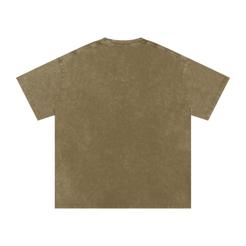 MORE THAN-Snow Washed Oversized Cotton T-Shirt