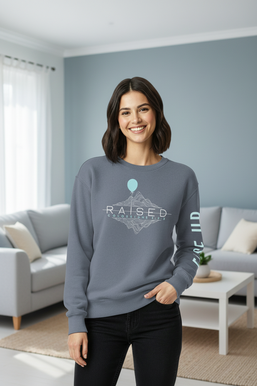Raised Sweatshirt - Living Room Background